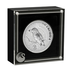 Kookaburra 5 oz ezüst 2025 Proof magas domborzat Incused