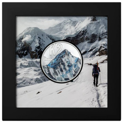 Islas Cook: Picos - K2 coloreado 2 oz Plata 2024 Prueba Ultra Alto Relieve