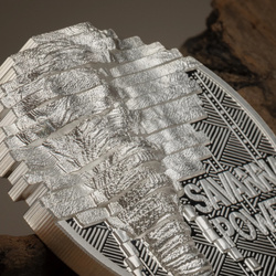 Îles Cook : Reconstruction - Éléphant 2 onces d'argent 2024 Proof Haut relief