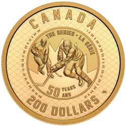 Canada: 50° anniversario della Summit Series 1 oncia d'oro 2022 Proof