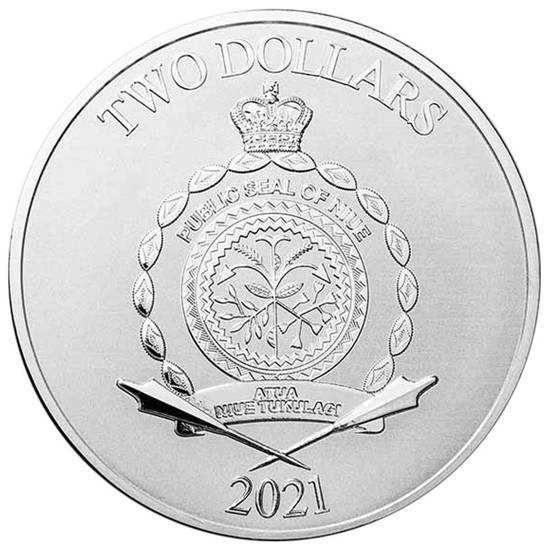 Niue: Shrek coloured 20th Anniversary 1 oz Silver 2021