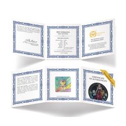 Germania 1 oncia d'argento colorato 2025 (Black Silver) WMF Edition