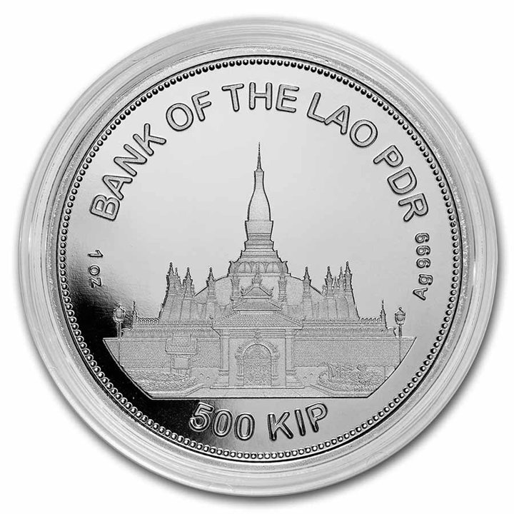 Laos: Panthera Tigris 1 oz Silver 2022