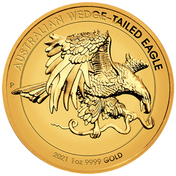 Aquila australiana 1 oncia d'oro 2021 Proof High Relief