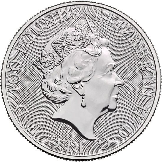 The Queen’s Beasts: The Black Bull of Clarence 1 oz Platinum 2019