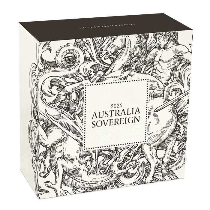 Złota Moneta The Perth Mint: Australijski Suweren $25 2026 Proof