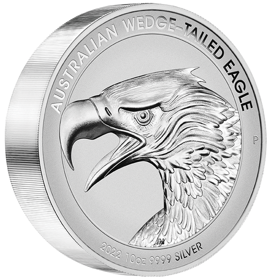 Aquila australiana 10 once d'argento 2022 Enhanced Reverse Proof High Relief