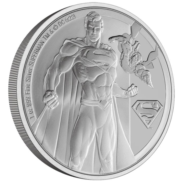 Niue: DC Comics – Superman 1 uncia ezüst 2022 Proof