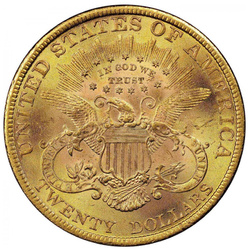 Liberty Head $20 Złoto 1897