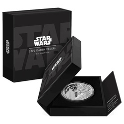 Niue: Star Wars - Darth Vader coloreado 3 oz Plata 2022 Proof