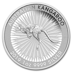 Australijski Kangur 1 uncja Srebra 2019 PAKIET 25 SZTUK