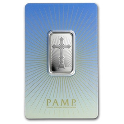 10 grammes Lingot d'argent Pamp Suisse Christianisme