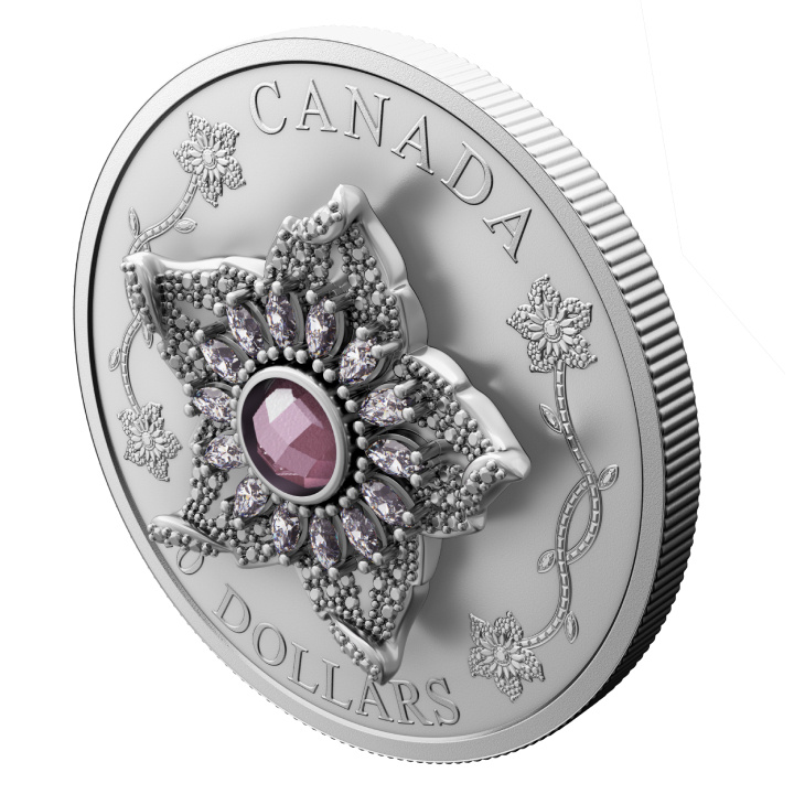 Canada: Williamson Diamond Brooch $20 Srebro 2025 Matte Proof