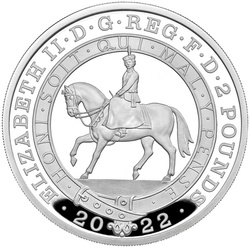Sada 2 mincí The Platinum Jubilee Celebration 2022 Proof