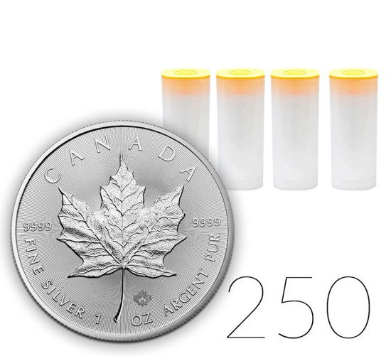 Maple Leaf 1 oz Silber PAKET 250 Stück