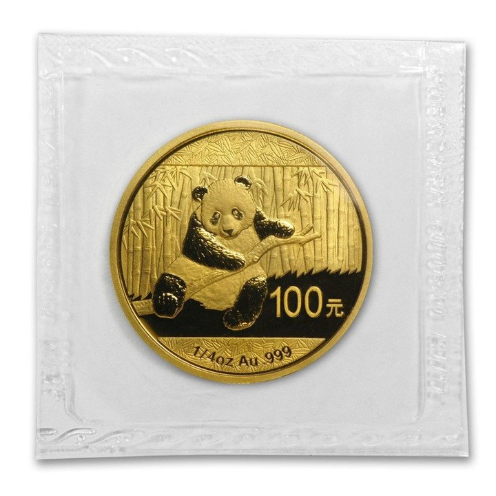 Kínai Panda 1/4 uncia arany 2013 NGC MS70