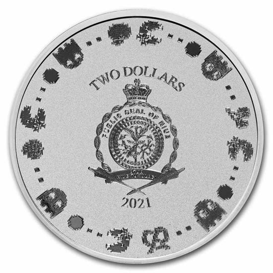 Niue: Ms.PAC-MAN 40 Aniversario 1 oz Plata 2021