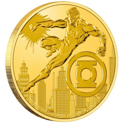 Niue: DC Comics - Green Lantern 1 uncja Złota 2022