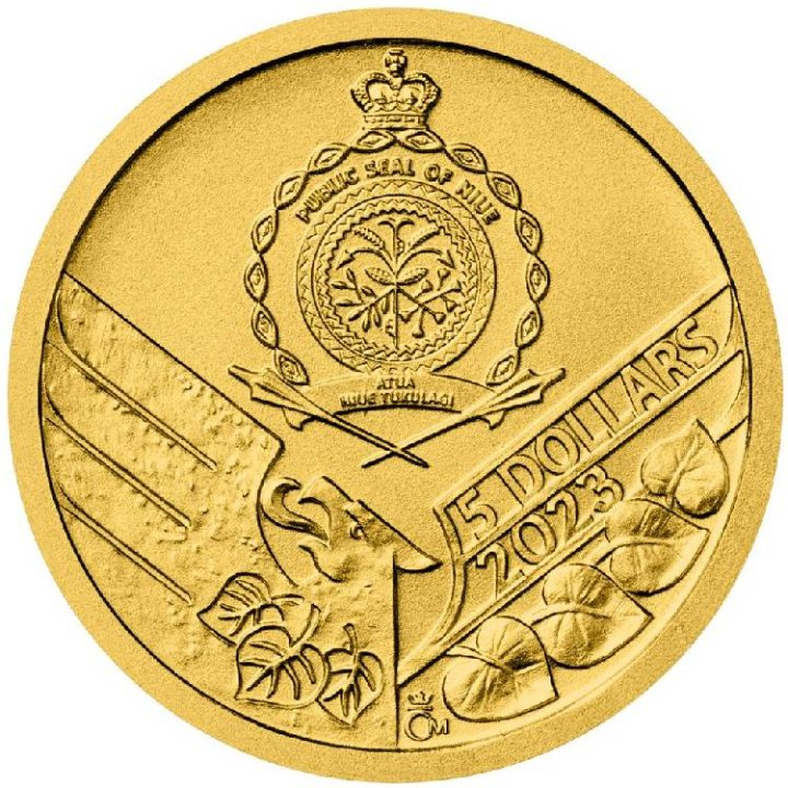Niue: Czech Lion 1/25 oz Gold 2023