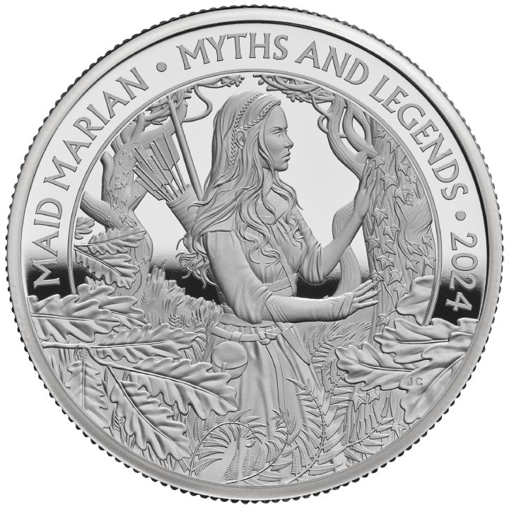 Myths & Legends: Maid Marian 2 uncje Srebra 2024 Proof