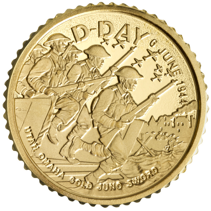 D-Day 1/40 uncji Złota 2024 Proof