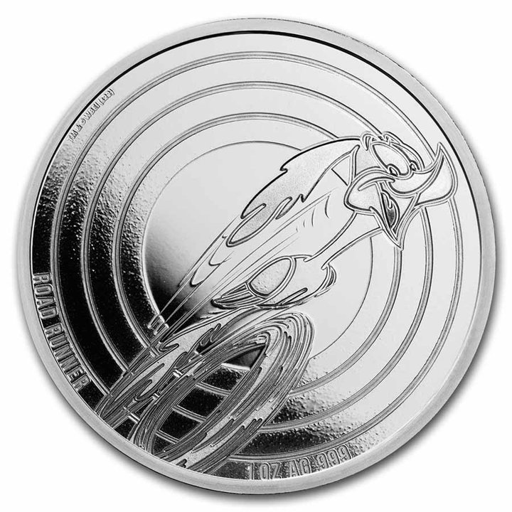 Samoa: Looney Tunes - Road Runner 1 oz Silber 2023 Proof