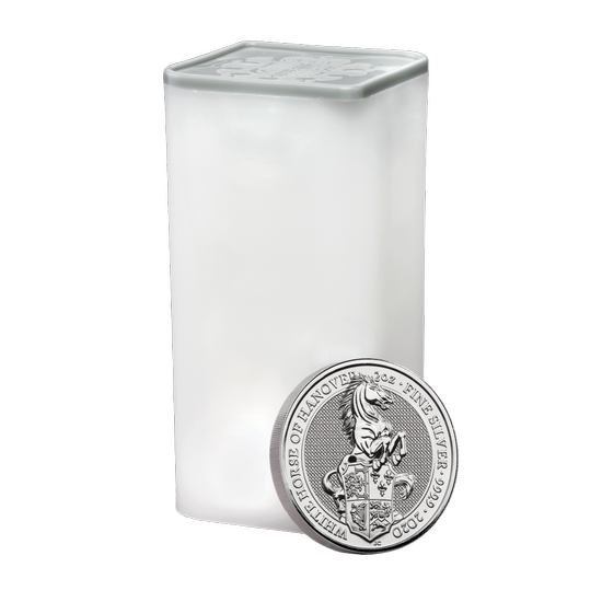 The Queen’s Beasts: The White Horse of Hanover 2 oz Silber 2020