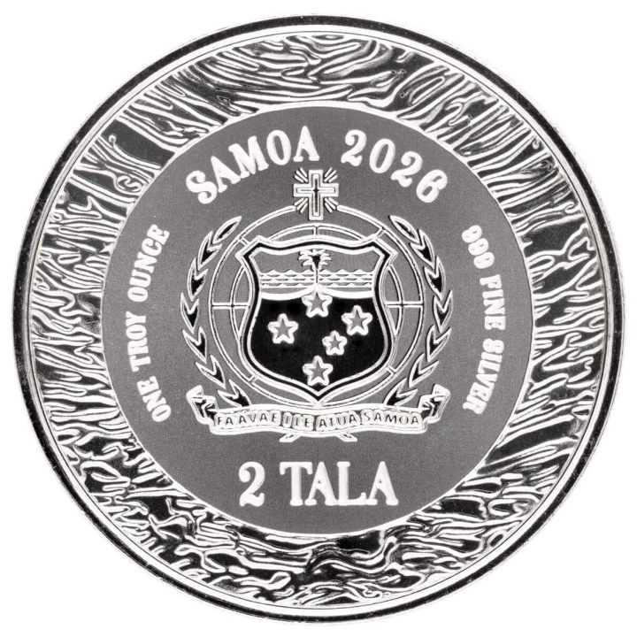 Moneda de Plata Mermaid Under the Sea 1 onza de Plata 2026
