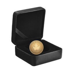 Moneda de oro Iconic Maple Leaf 0,5 g de oro 2027 Reverse Proof