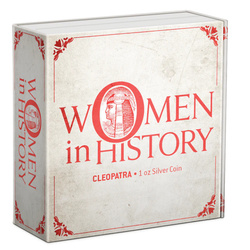 Niue: Women in History – Cleopatra colorata 1 oncia d'argento 2023 Proof