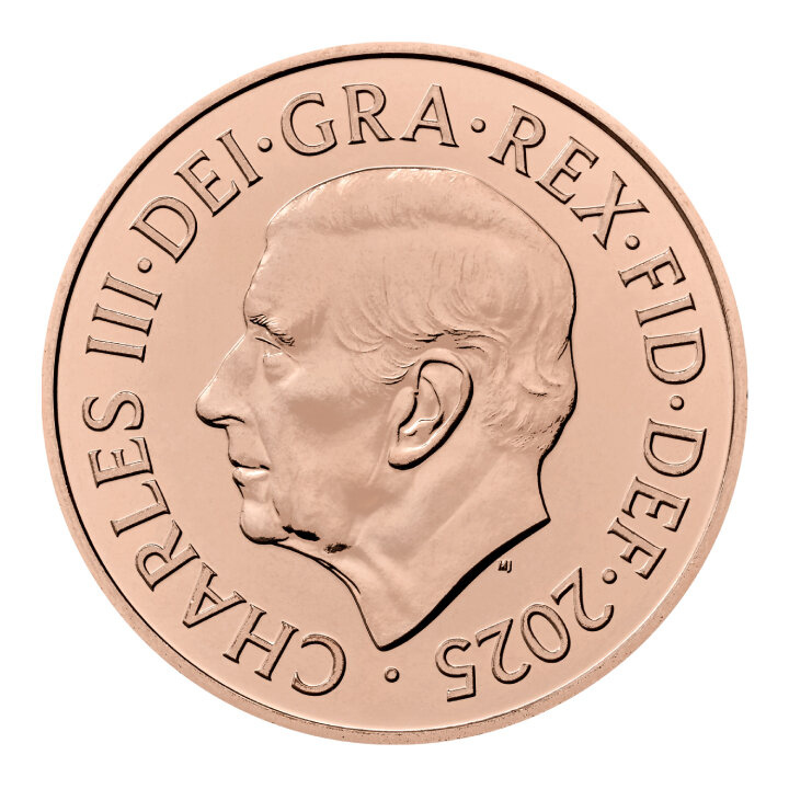 Serie de 13 monedas de cobre Reino Unido 2025