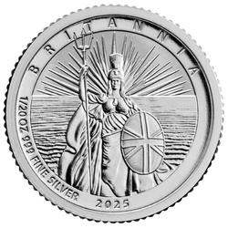Britannia Four-Coin Silver Set 2025 Reverse Frosted