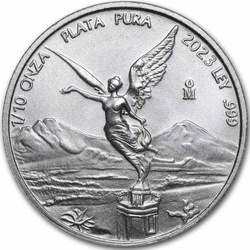 Libertad Mexicana 1/10 oz Plata 2023