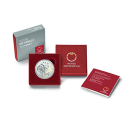 The Chamomile kolorowany 10 Euro Srebro 2023 Proof