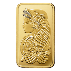 Lingotti multigrammo 4 x 2,5 grammi d'oro, platino, palladio, argento