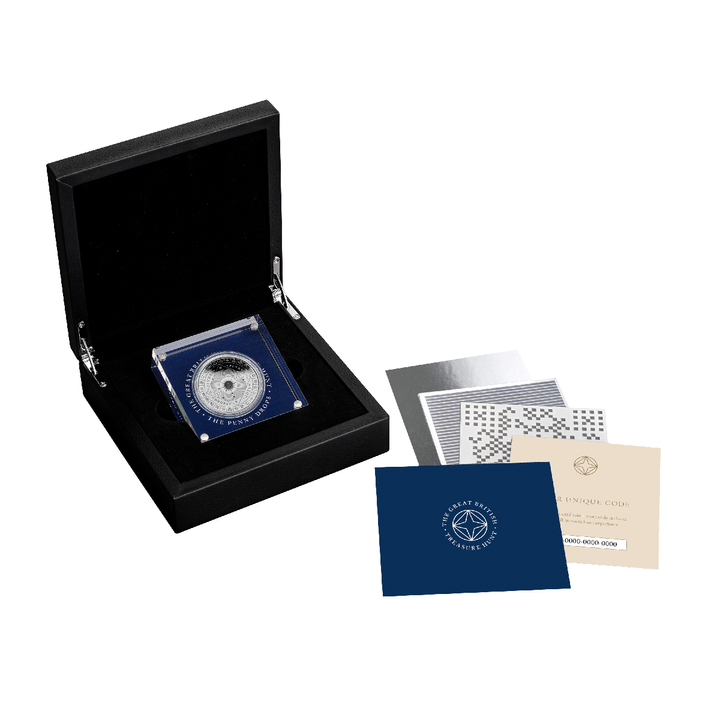 The Great British Treasure Hunt £5 Srebro 2026 Proof