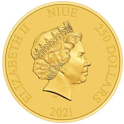 Niue: Pirates of the Caribbean - The Flying Dutchman 1 oz Gold 2021