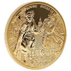 Niue: The Witcher Book Series - Sword of Destiny 1 uncja Złota 2022 Proof
