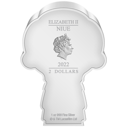 Niue: Star Wars – Moneta Chibi Reva colorata 1 oncia d’argento 2022 Proof