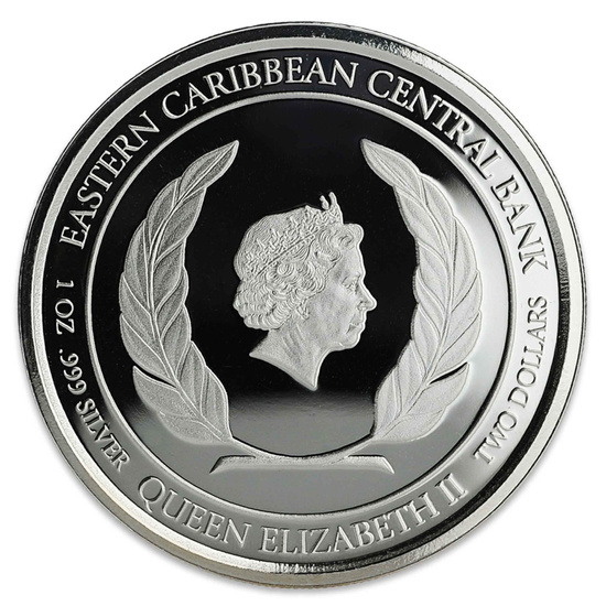 Montserrat : Emerald Isle of the Caribbean colorée 1 once d'argent 2018 Proof