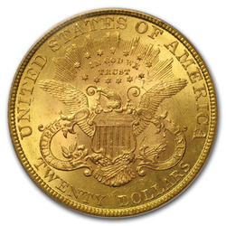 1895 20 Liberty Gold Double Eagle MS-61 PCGS
