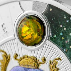 Niue : Scarabée coloré 1 Argent 2022 Proof