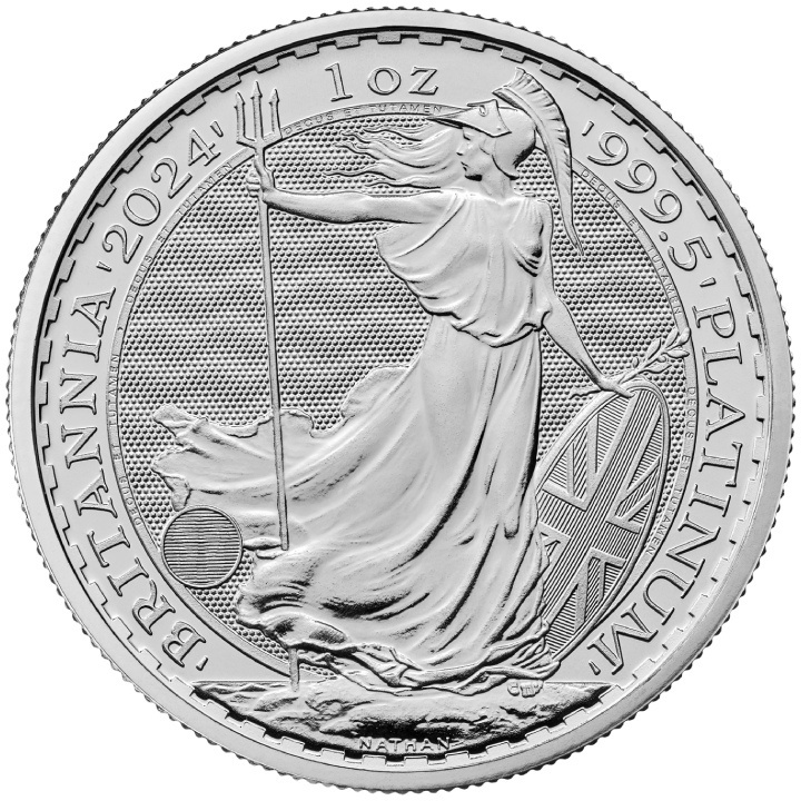 Britannia 1 uncja Platyny 2024
