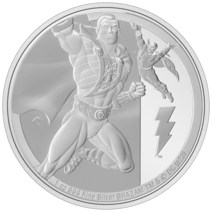 Niue: DC Comics - Shazam 1 oz Silber 2023 Proof