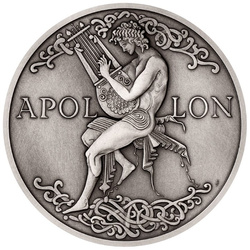 Niue: Universal Gods - Apollon 5 uncji Srebro 2022