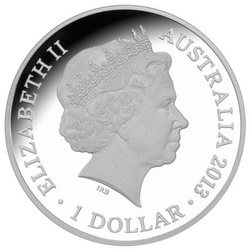 Set di 2 monete NBP/RAM: Canguro Wallaby di Bennett/Canguro gigante 2 once d'argento 2013 Proof