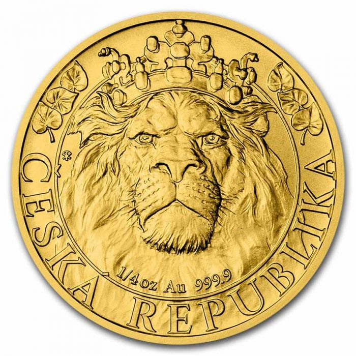 Niue: Czech Lion 1/4 uncji Złota 2022