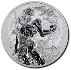 Tuvalu: Dioses del Olimpo - Zeus 5 oz Plata 2021