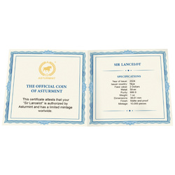 Niue: Camelot - Sir Lancelot 1 oz Silver 2024 Matte