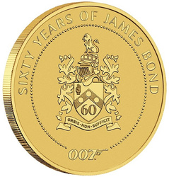 Tuvalu: James Bond 60th Anniversary of Movie 1 oz Gold 2022